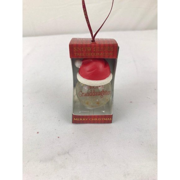 Special 2" Granddaughter snow globe glass Christma - Picture 3 of 3